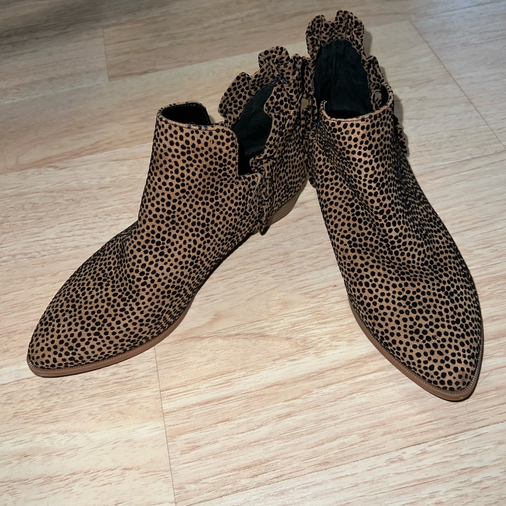 GB Leopard Print Boots